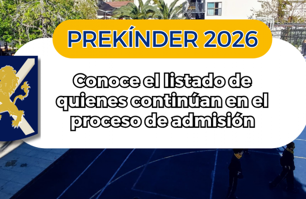 Conoce el listado de postulantes que avanzan en la admisión a Prekínder 2026